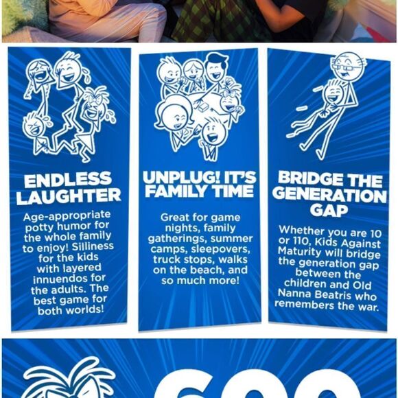 NEW Kids Against Maturity Party Sealed box NEW Fam Game Night "Apples to Apples" - Picture 8 of 14